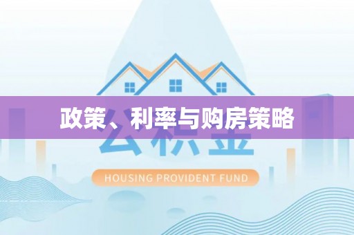 思茅政策、利率与购房策略