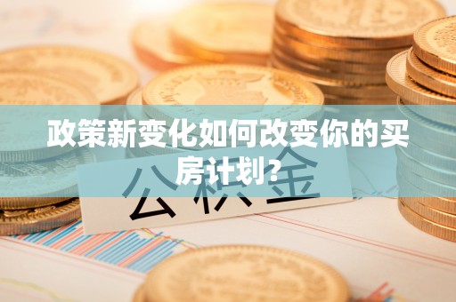 思茅政策新变化如何改变你的买房计划？