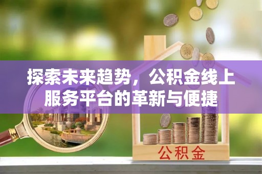 思茅探索未来趋势，公积金线上服务平台的革新与便捷