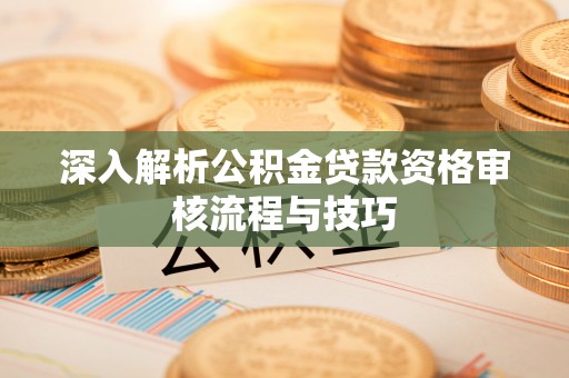 思茅深入解析公积金贷款资格审核流程与技巧