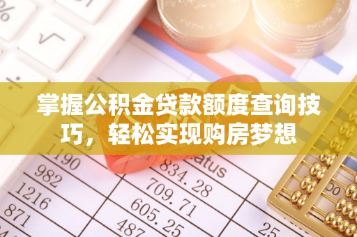思茅掌握公积金贷款额度查询技巧，轻松实现购房梦想