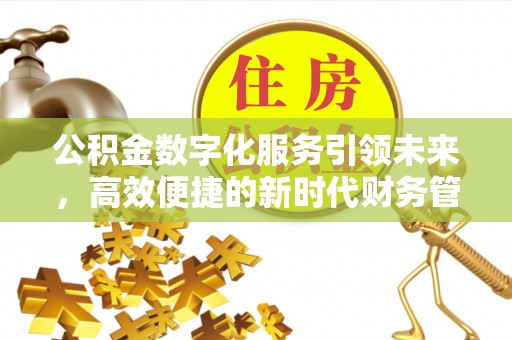 思茅公积金数字化服务引领未来，高效便捷的新时代财务管理