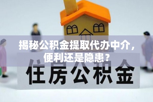 思茅揭秘公积金提取代办中介，便利还是隐患？