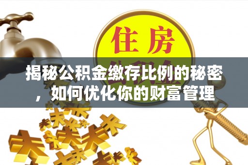 思茅揭秘公积金缴存比例的秘密，如何优化你的财富管理