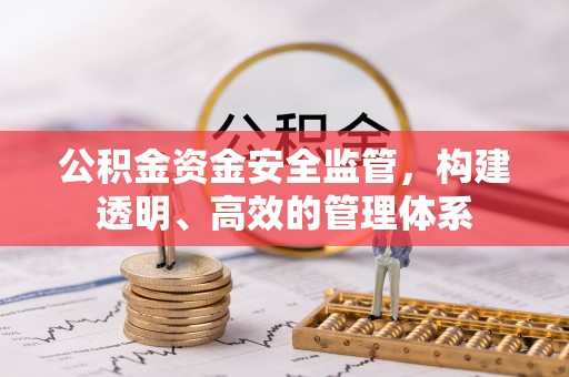 思茅公积金资金安全监管，构建透明、高效的管理体系