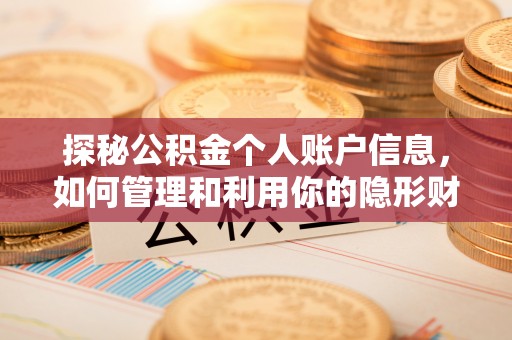 思茅探秘公积金个人账户信息，如何管理和利用你的隐形财富