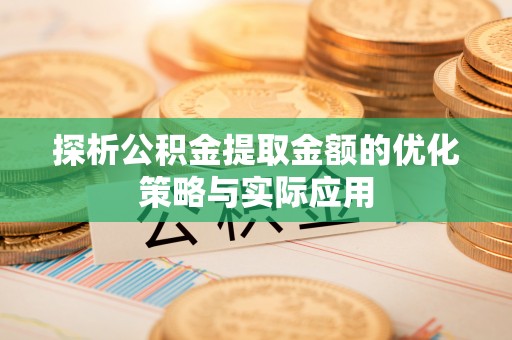 思茅探析公积金提取金额的优化策略与实际应用
