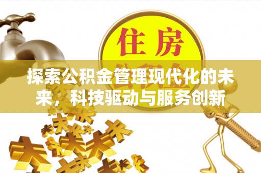 思茅探索公积金管理现代化的未来，科技驱动与服务创新