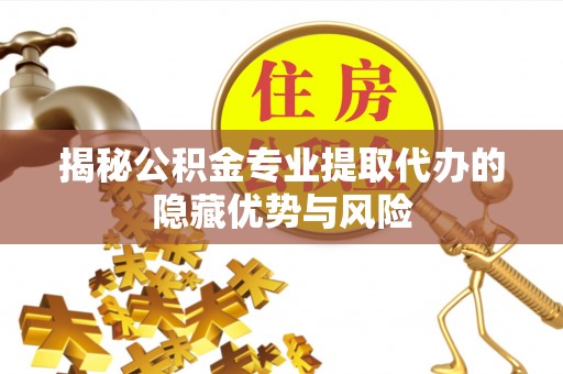 思茅揭秘公积金专业提取代办的隐藏优势与风险