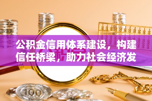 思茅公积金信用体系建设，构建信任桥梁，助力社会经济发展