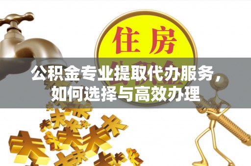 思茅公积金专业提取代办服务，如何选择与高效办理