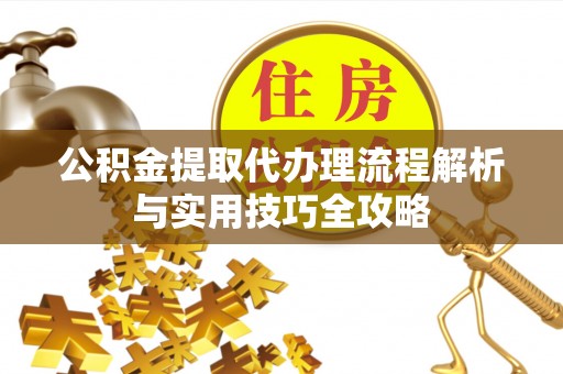 思茅公积金提取代办理流程解析与实用技巧全攻略