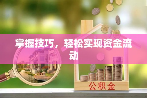 思茅掌握技巧，轻松实现资金流动